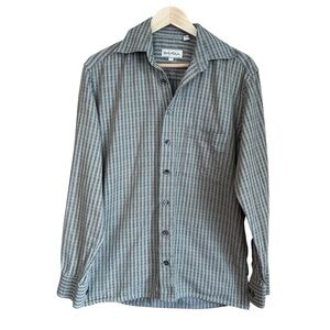Savoia Plaid Button Down Shirt Men’s M